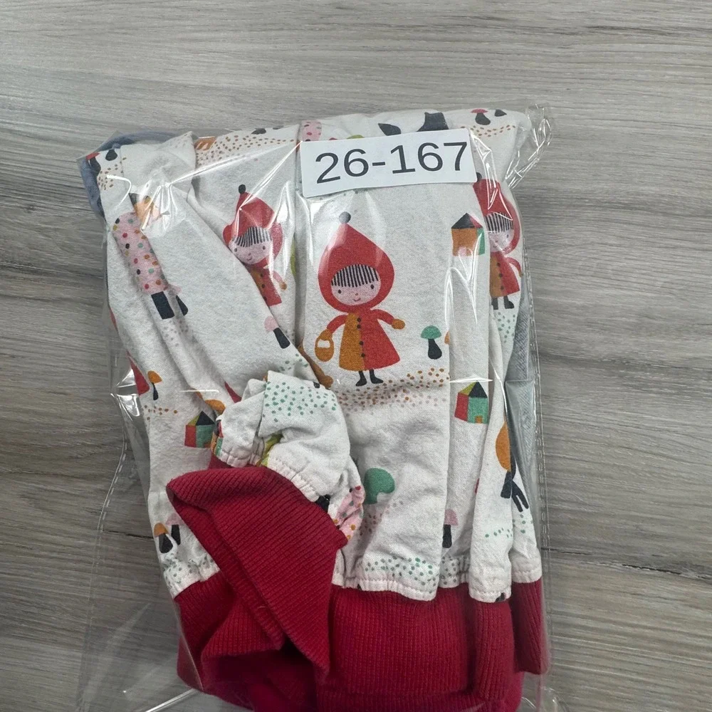 Kids Little Red Riding Hood Dress Hooded Forest Critters Print Size 4T/5T no tag - Picture 10 of 10